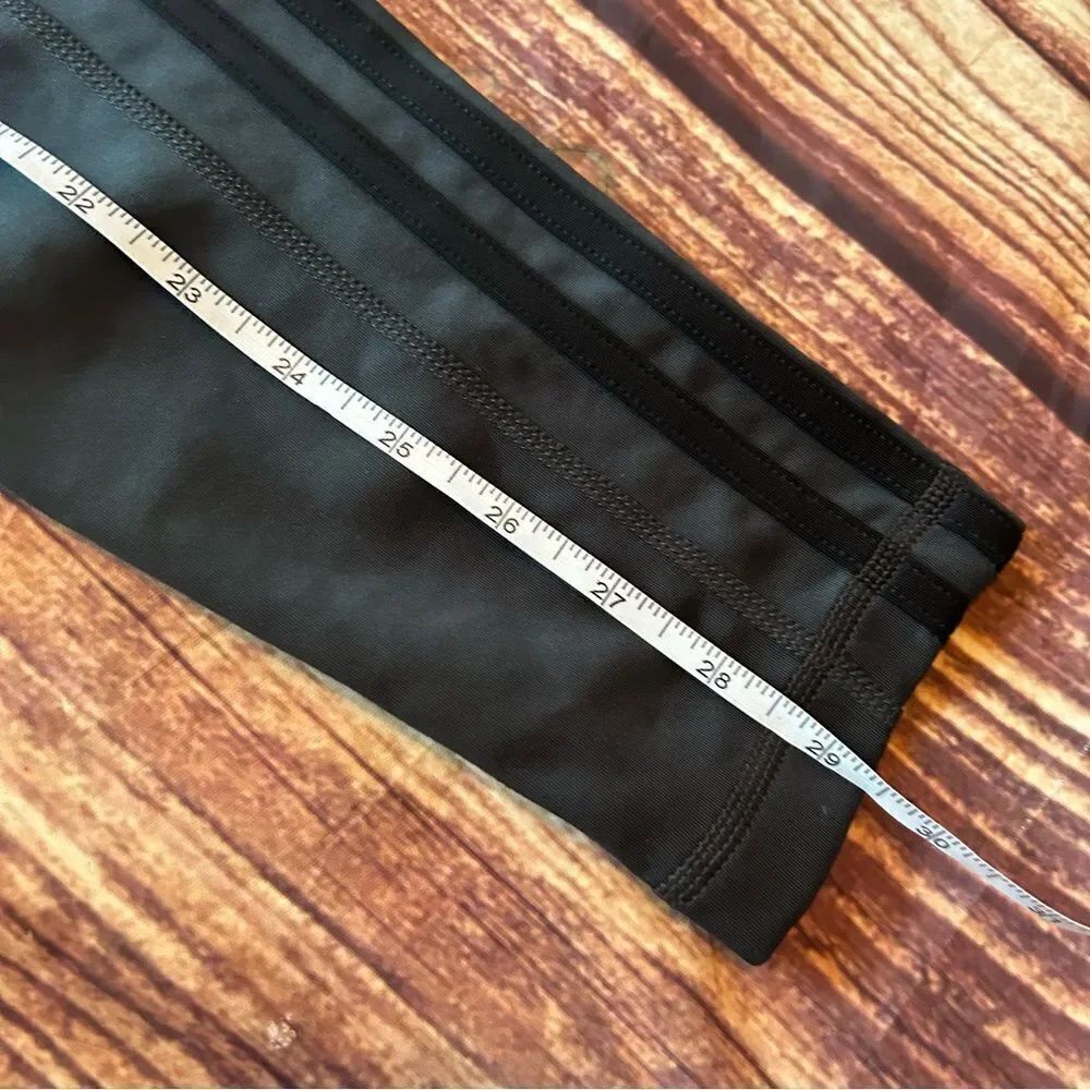 Women’s Adidas Leggings Dark Green Grey Size M - Picture 2 of 5